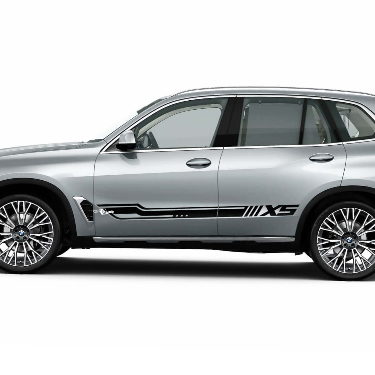 Kit d’autocollants à rayures latérales Dynamic Racing pour BMW X5 G05 - Graphiques en vinyle personnalisés
