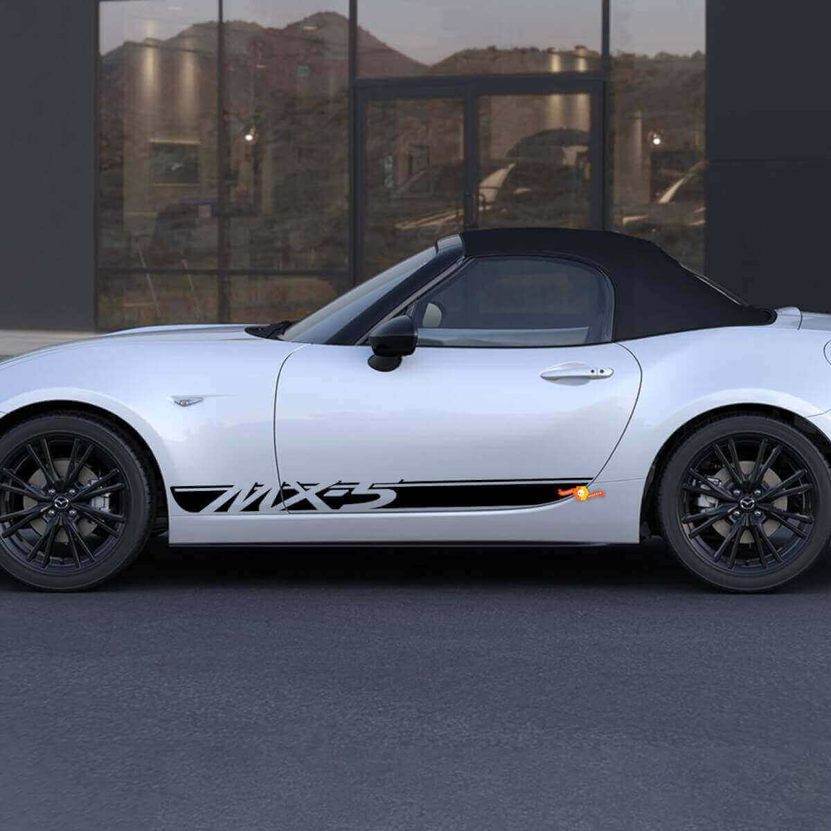 Autocollant vinyle bande latérale de porte MX-5 3 pour Mazda MX-5 Miata