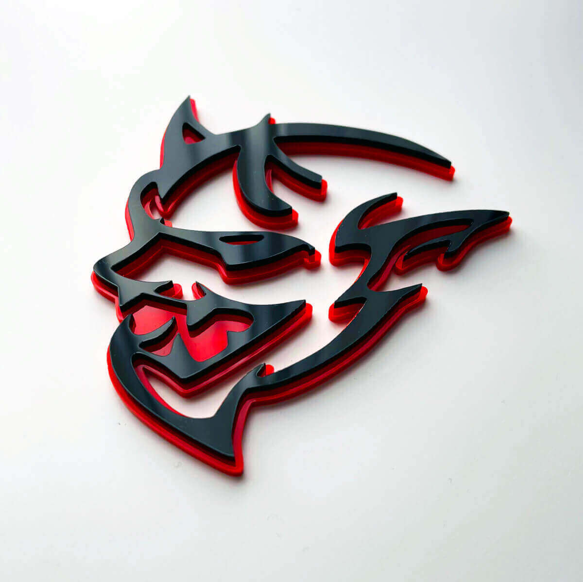 Badge d'aile 3D style démon pour Dodge Charger Challenger