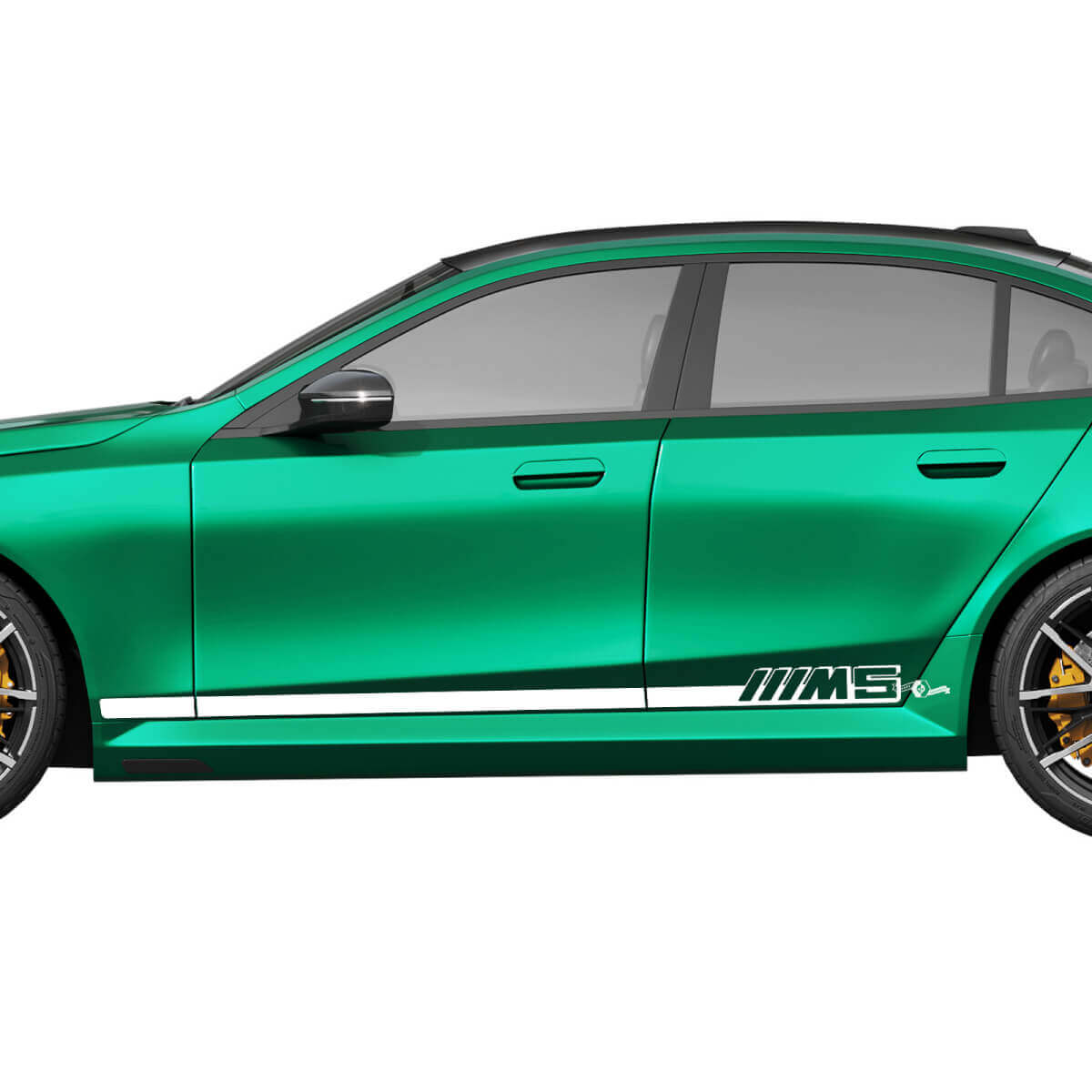 Kit de décalcomanies de course à rayures latérales M5 pour BMW Série 5 G60 M5 G90 - Autocollants en vinyle SupDec Graphix
