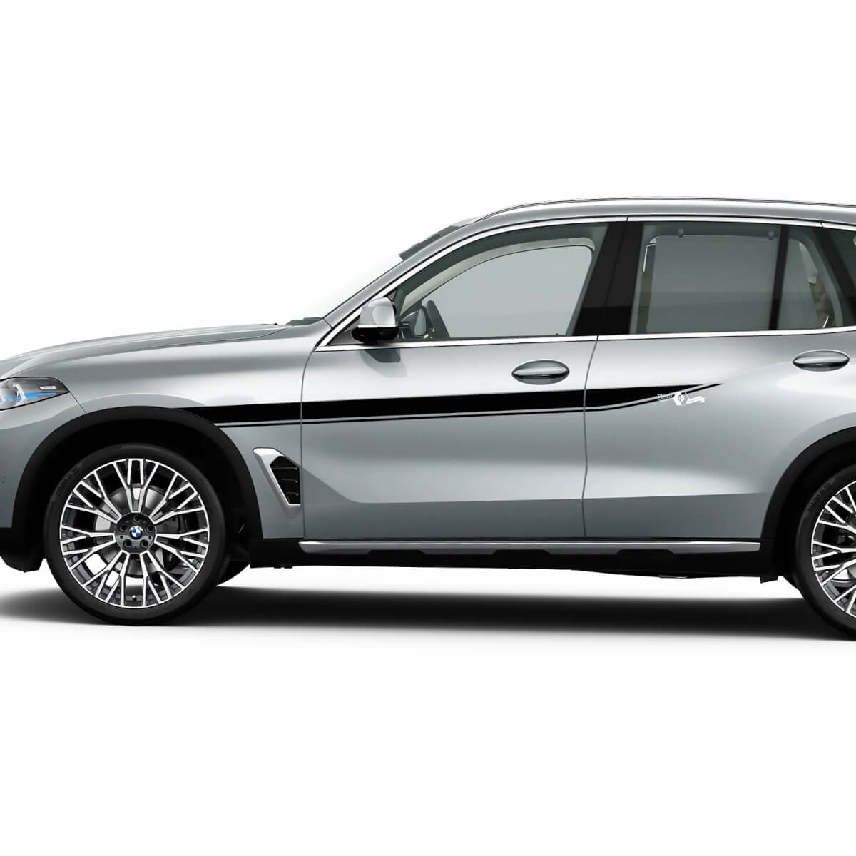 Kit d’autocollants à rayures latérales Dynamic Racing pour BMW X5 G05 - Graphiques en vinyle personnalisés
