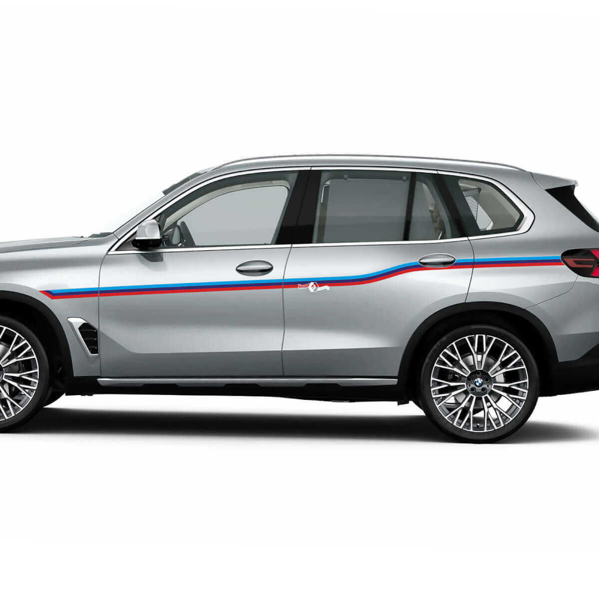 Kit de décalcomanies en vinyle bandes latérales M-Style Racing pour BMW X5 G05