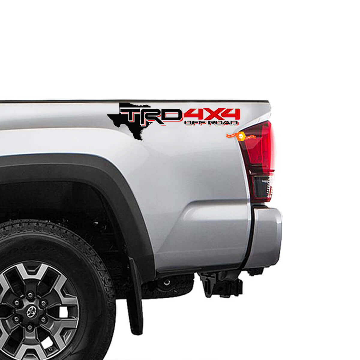 Autocollants latéraux en vinyle TRD 4x4 Off Road Édition Texas pour Toyota Tacoma Tundra