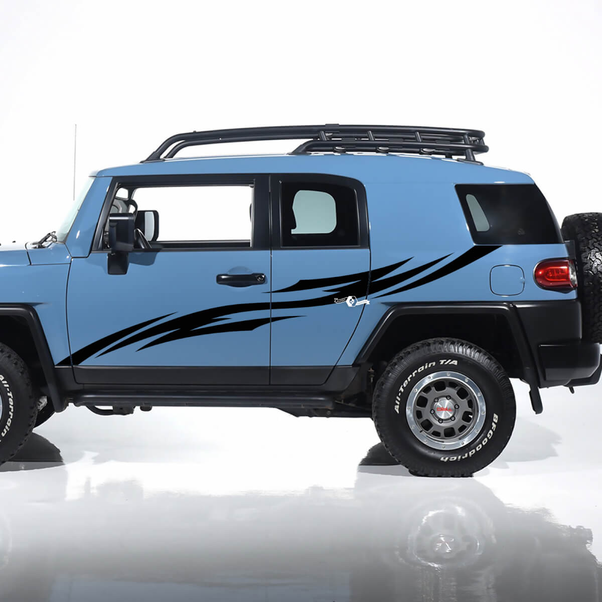 Toyota FJ Cruiser Tribal Side Door Stripes Autocollants Graphiques - Kit vinyle personnalisé
