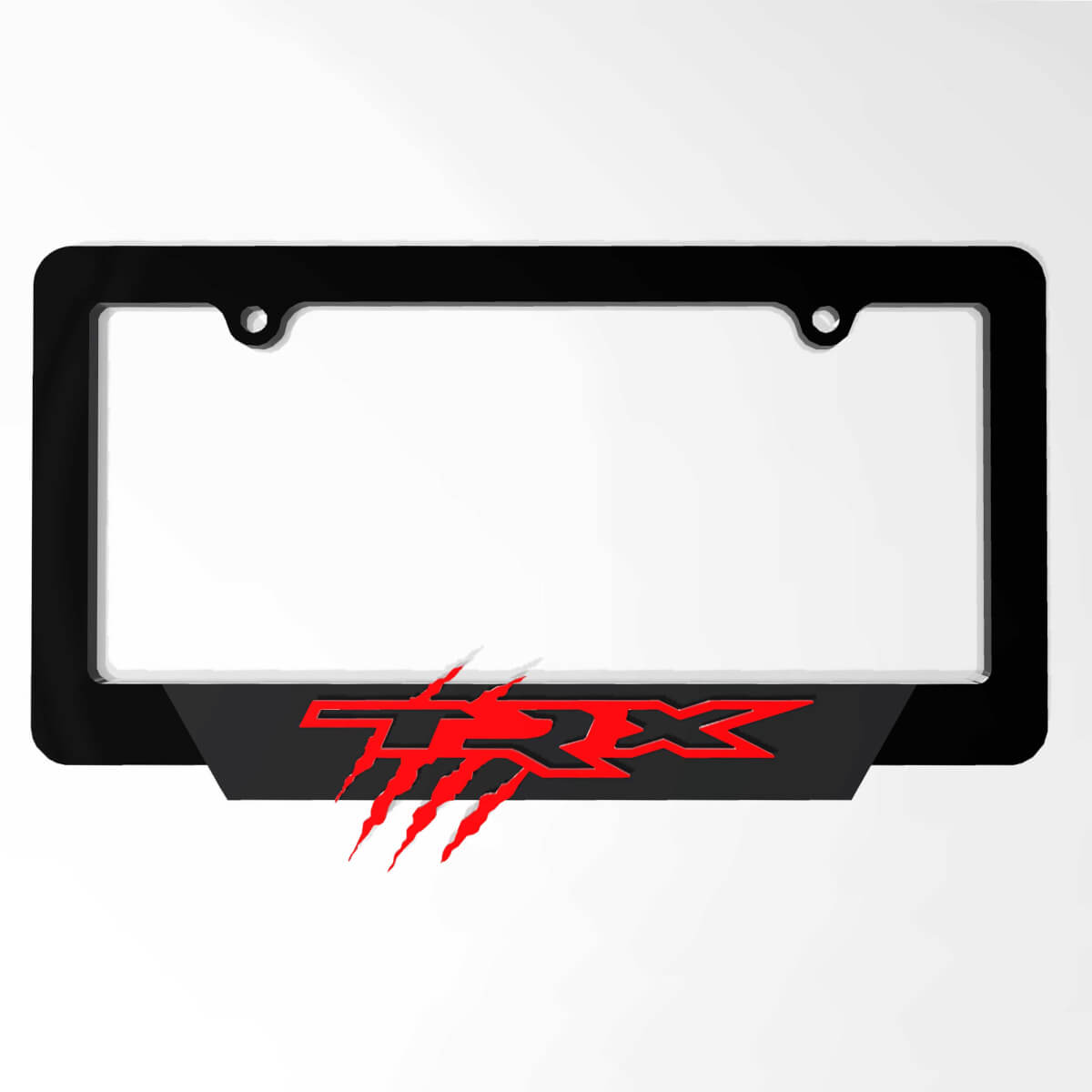 TRX – couvercles de plaque d'immatriculation de véhicule, cadres de décoration de véhicule adaptés à Dodge Ram TRX
