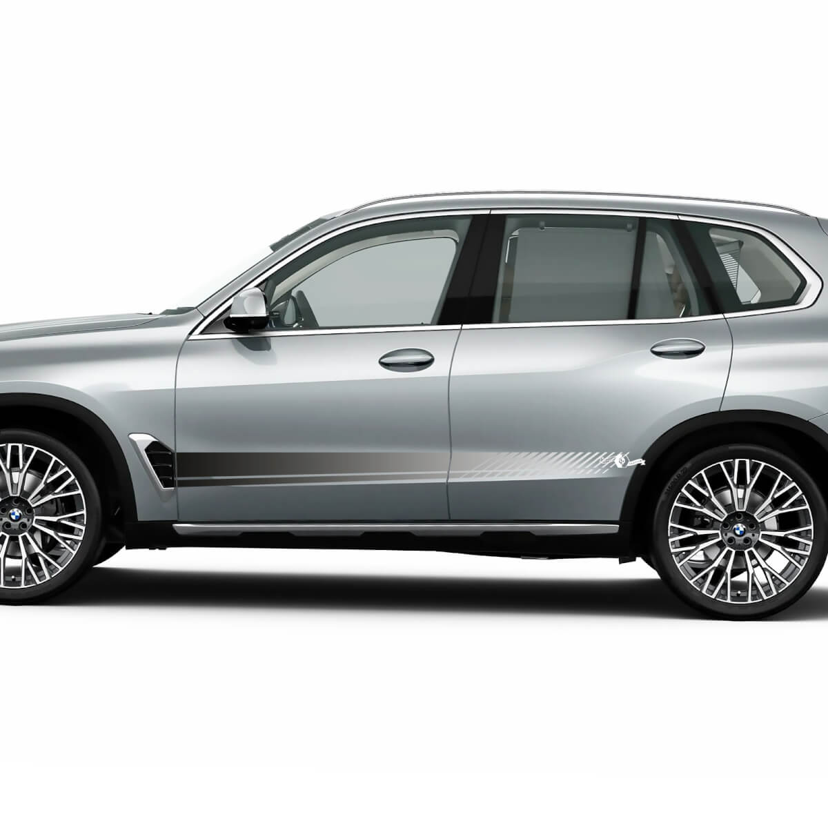 Kit d'autocollants à rayures stroboscopiques Accent Racing pour BMW X5 G05
