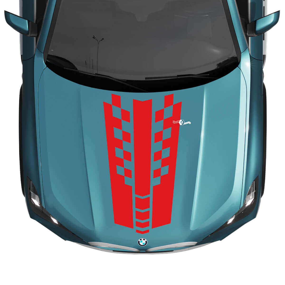 Autocollant à rayures pour capot BMW X5 G05 - Vinyle M Performance
