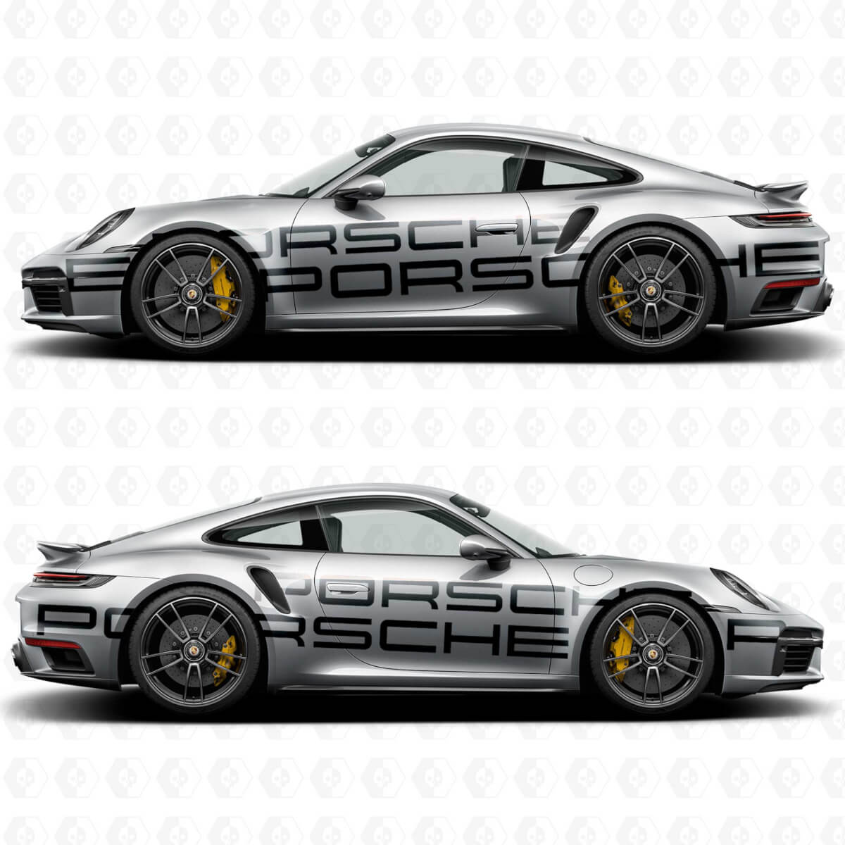 Autocollant latéral avec logo latéral Porsche 911 Carrera Cup Race
