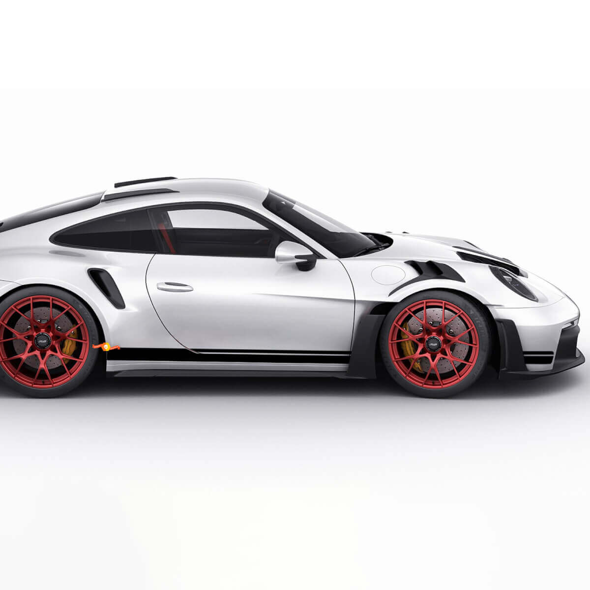 Porsche 911 GT2 RS Stripes Sides - Graphiques de décalcomanies en vinyle personnalisés
