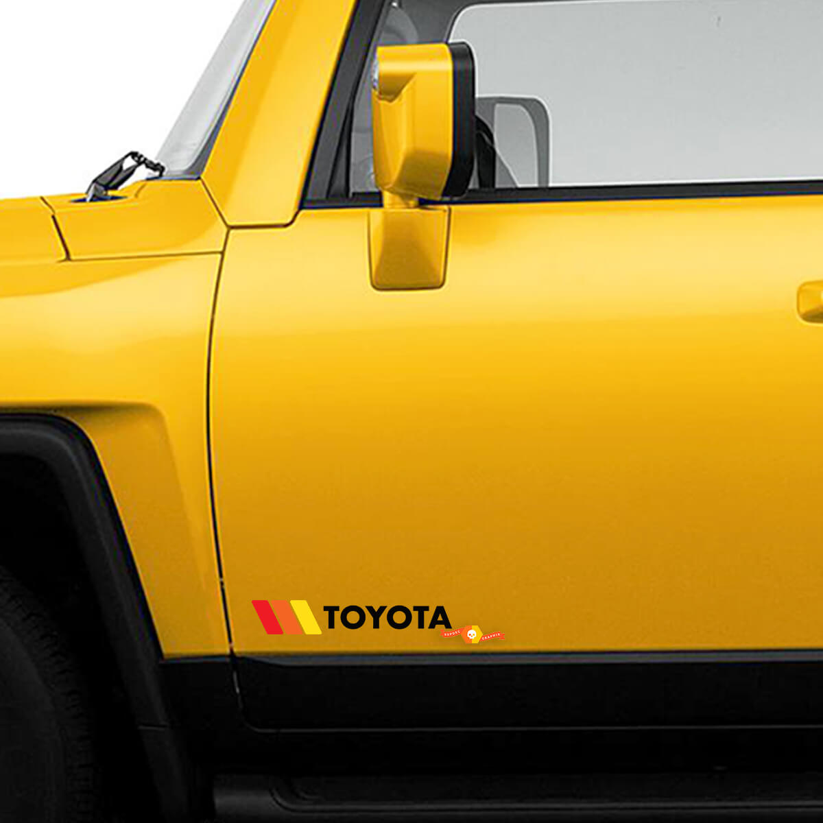 Autocollants latéraux rétro vintage Toyota graphiques pour Toyota
