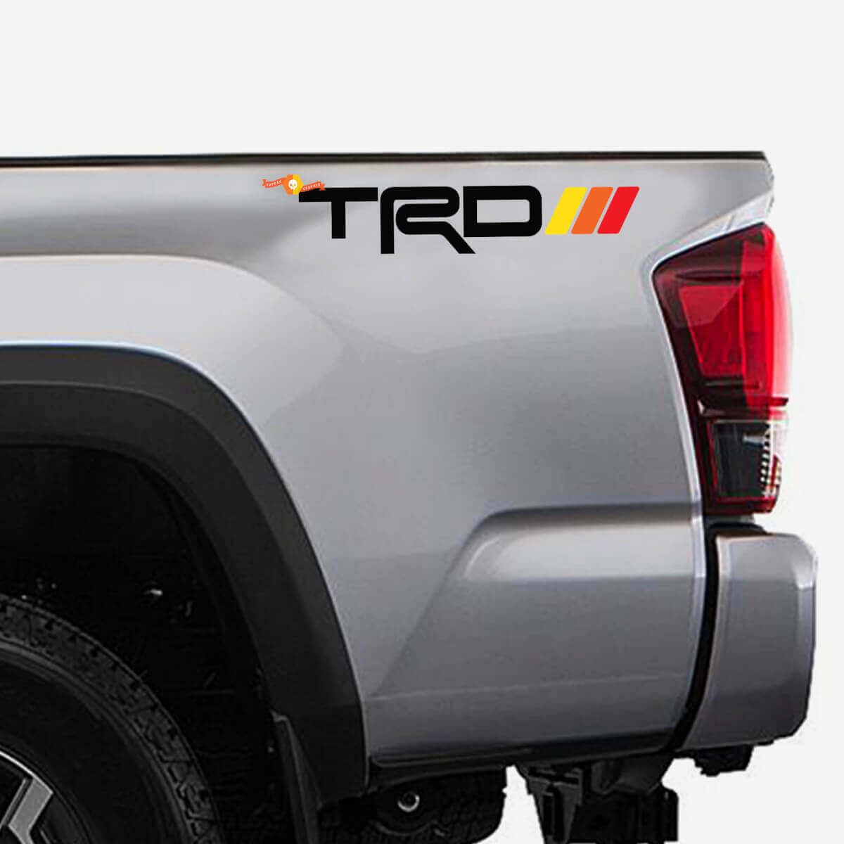 Kit de décalcomanies en vinyle TRD avec bandes latérales de style rétro pour Toyota