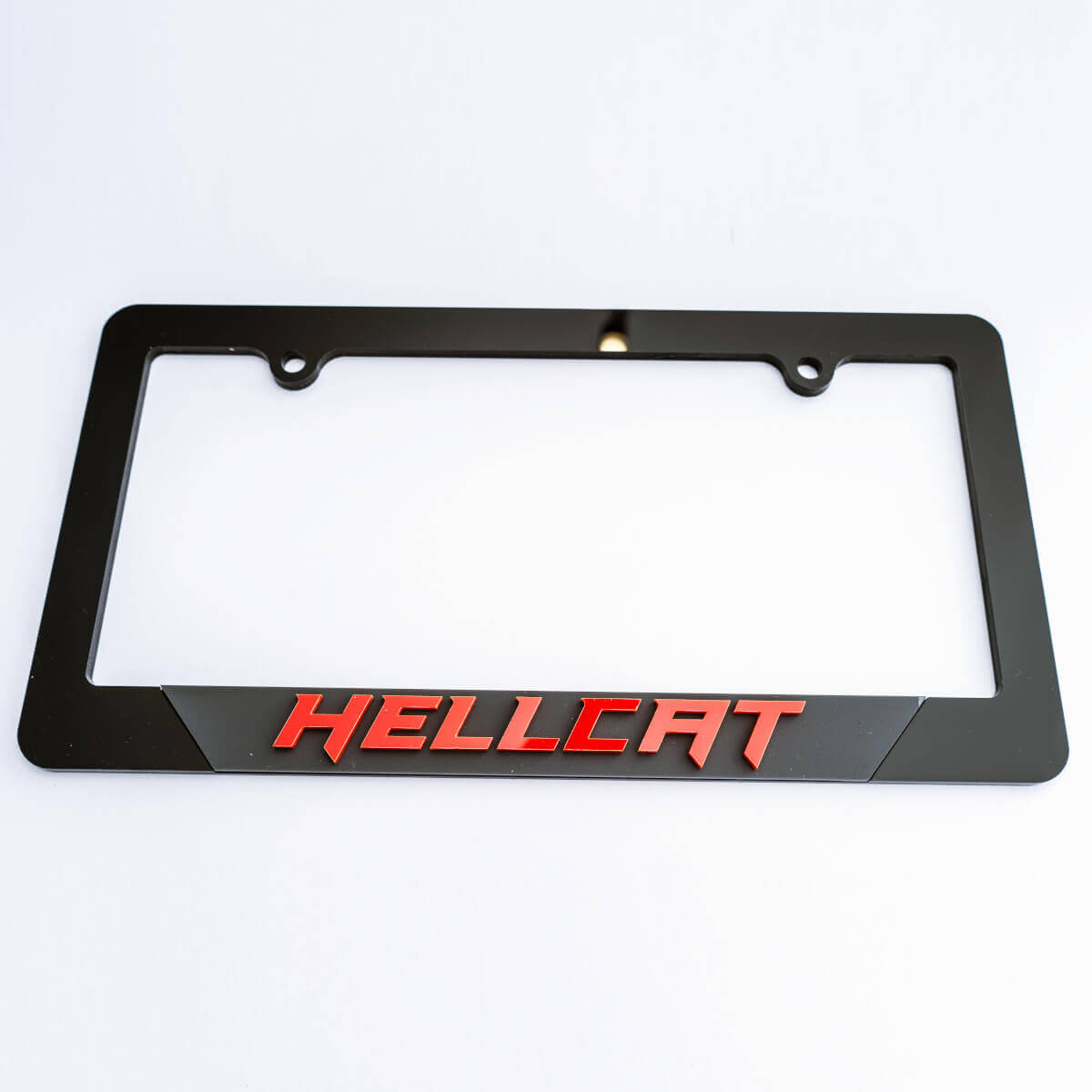 Hellcat – couvercles de plaque d'immatriculation de véhicule, cadres de décoration de véhicule adaptés à Dodge Hellcat
