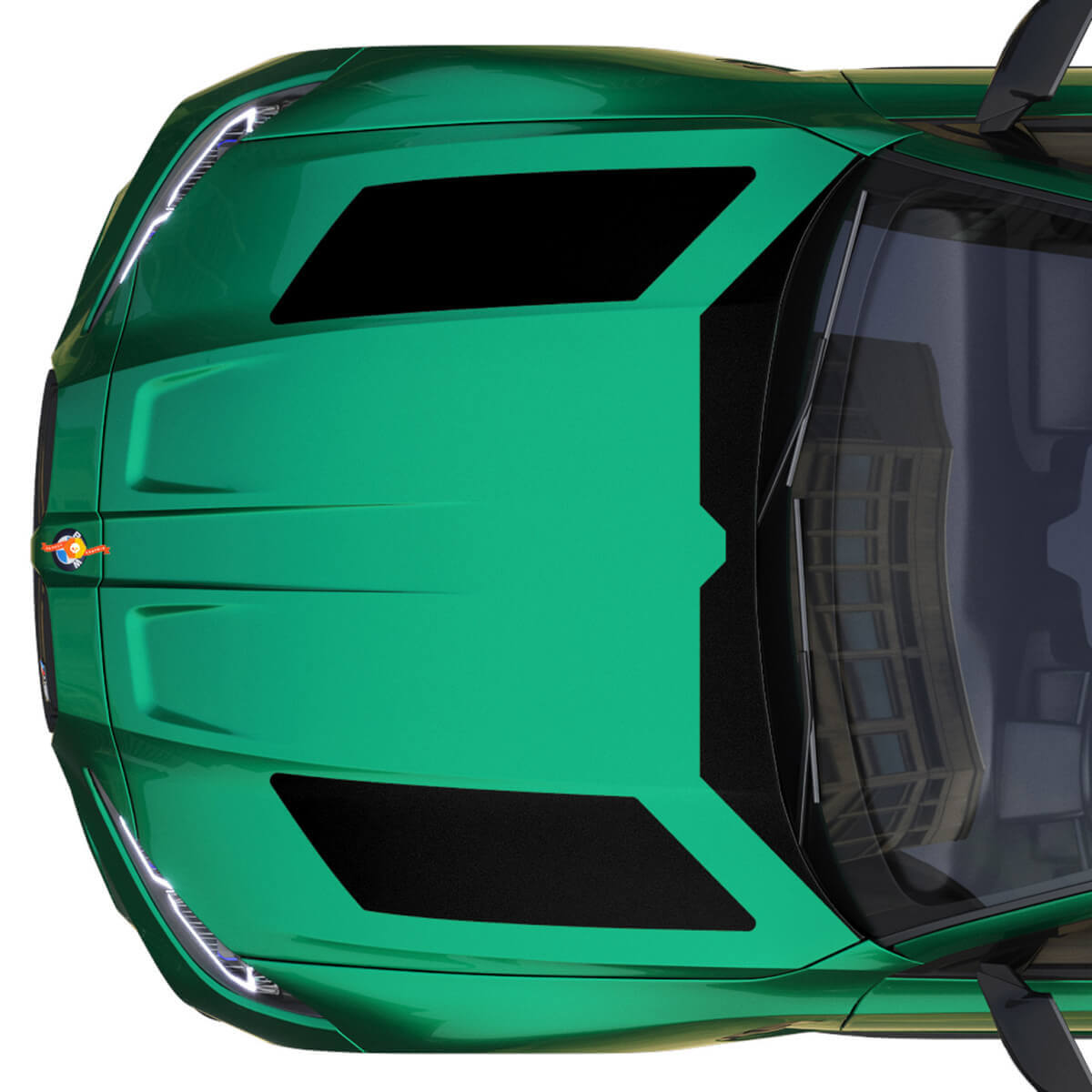 Autocollant de décalcomanie en vinyle BMW M4 M3 G82 G83 Hood Vent Style
