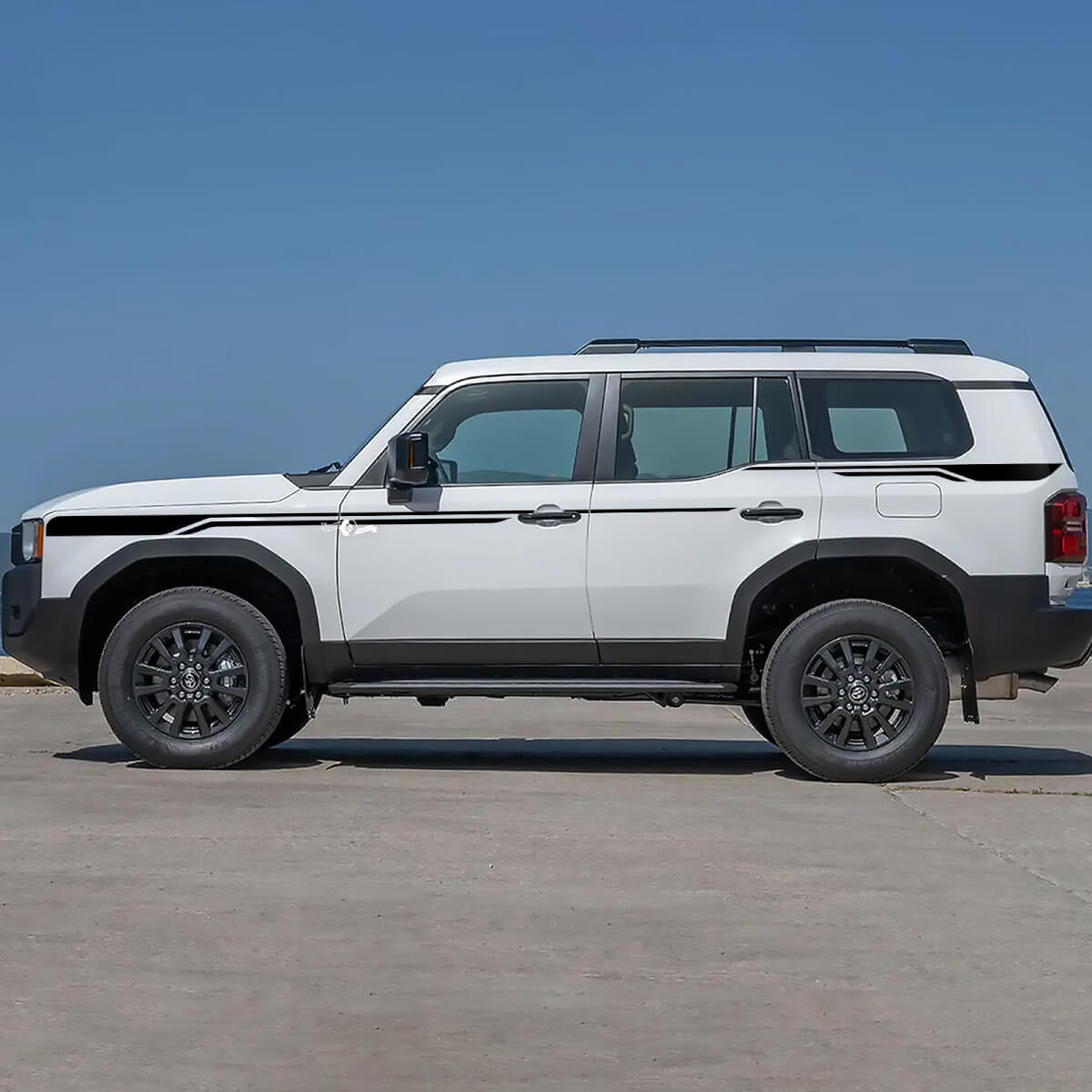 Toyota Land Cruiser Side Stripes Décalcomanies Autocollants en vinyle Graphique
