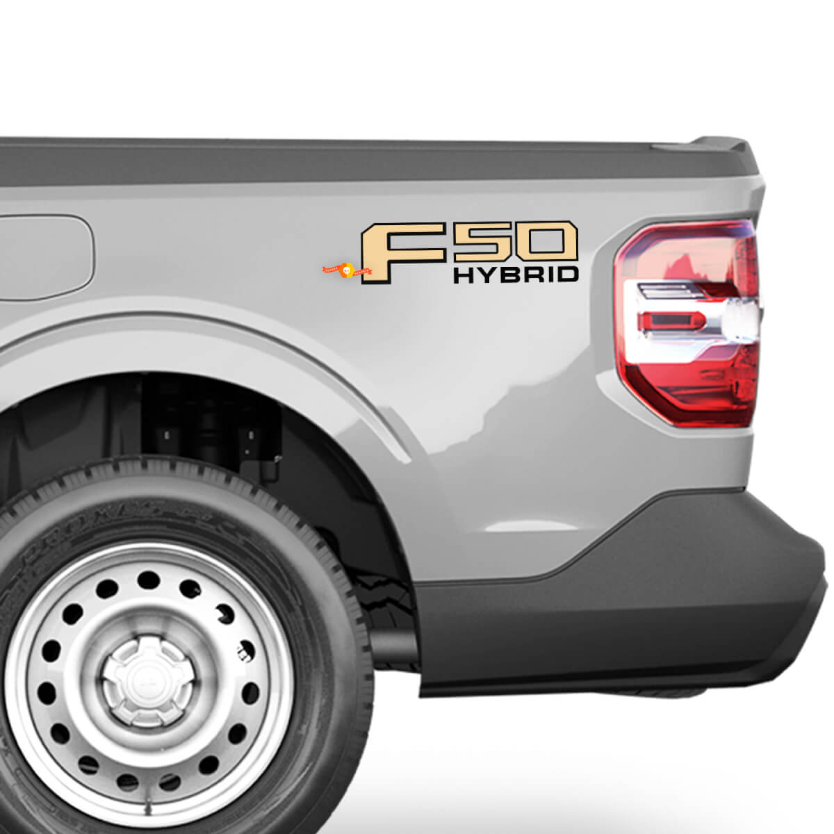 Autocollants graphiques en vinyle pour côté lit hybride F50, pour Ford Maverick
