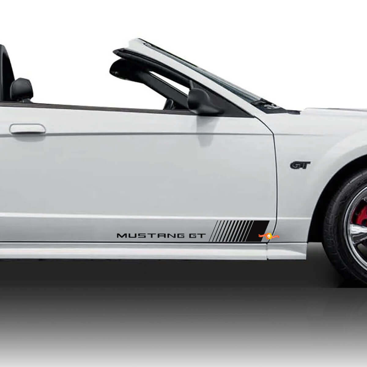 Ford Mustang GT Side Rocker Stripes Autocollants en vinyle Décalcomanies graphiques
