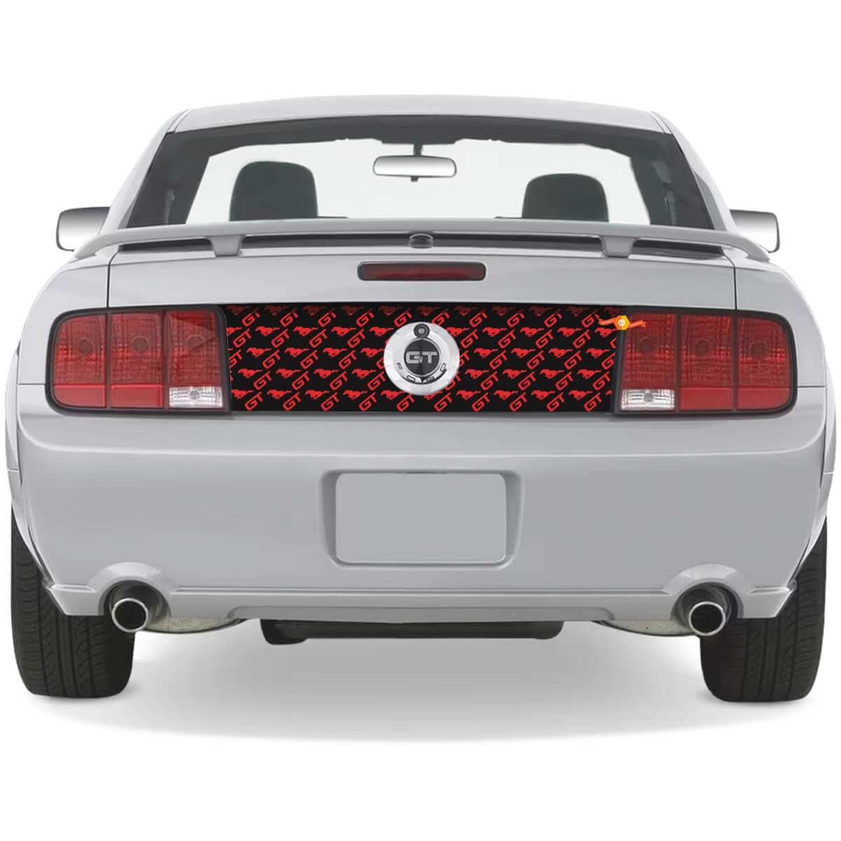 Autocollants en vinyle pour coffre arrière Ford Mustang GT, graphiques 2
