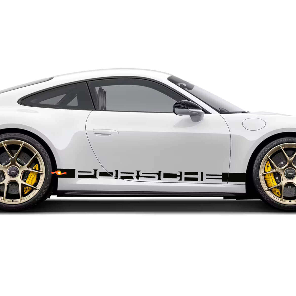 Autocollant Bandelet Lettrage Latéral Porsche Pour Porsche 911