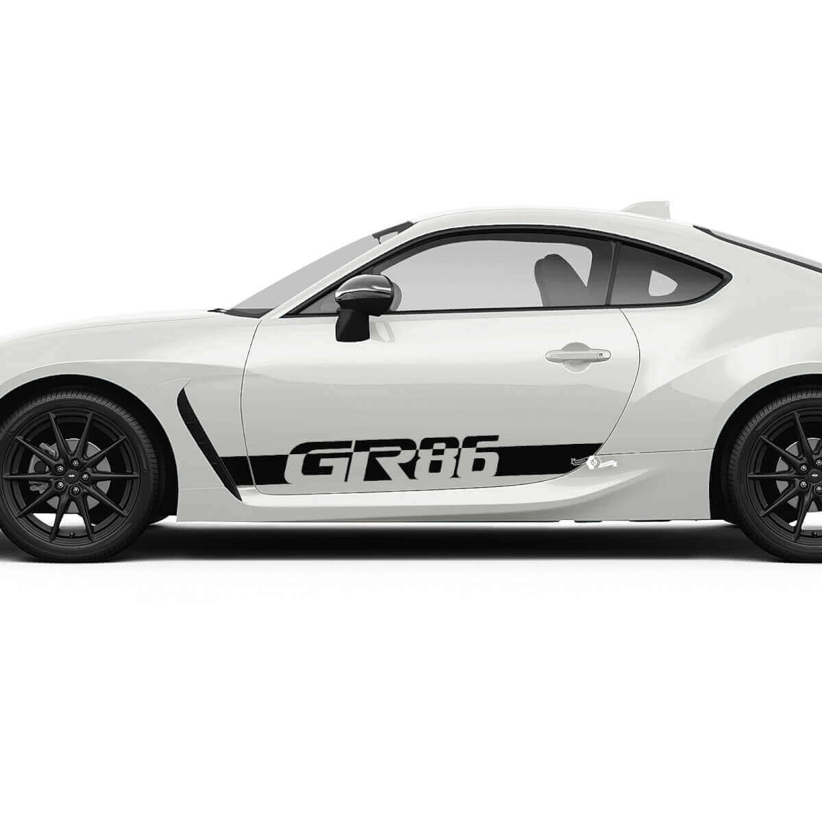 Kit de décalcomanies vinyle bandes latérales porte GR86 pour Toyota GR86