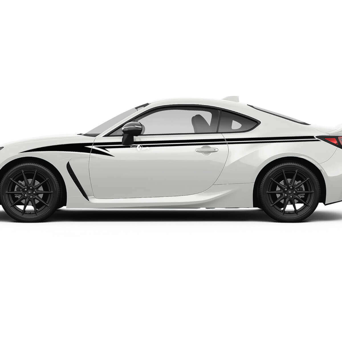 Accents latéraux de portes Bandes de course Graphiques Autocollants Stickers 3 Pour Toyota GR86