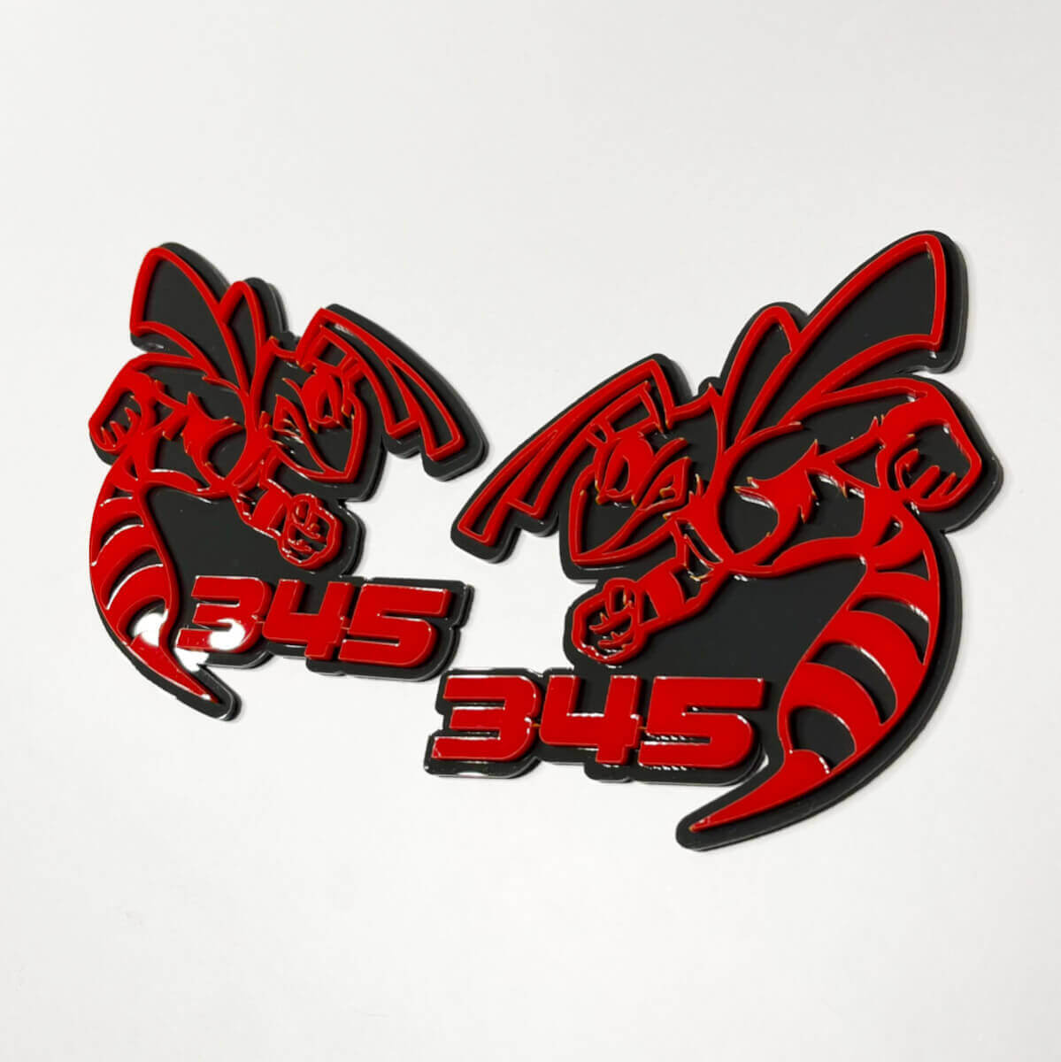 Hornet Bee 345 Badge 3D – Emblème personnalisé pour grille de garde-boue et hayon pour voitures et camions 2
