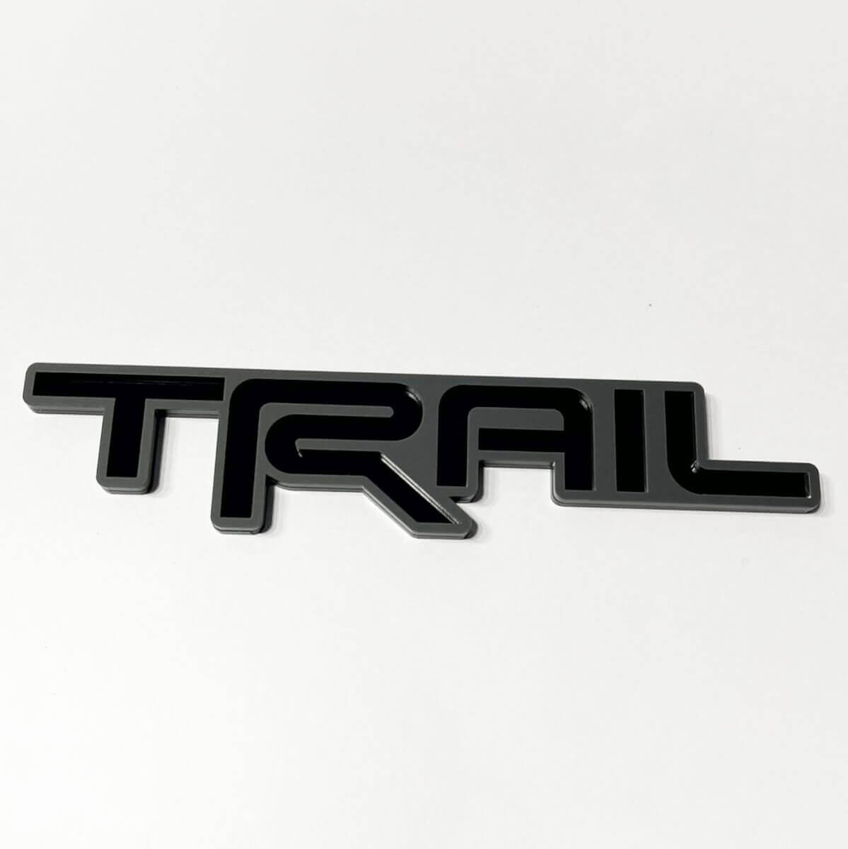 Badge TRAIL 3D Garde-boue Emblème de hayon 2 pour Toyota TRD