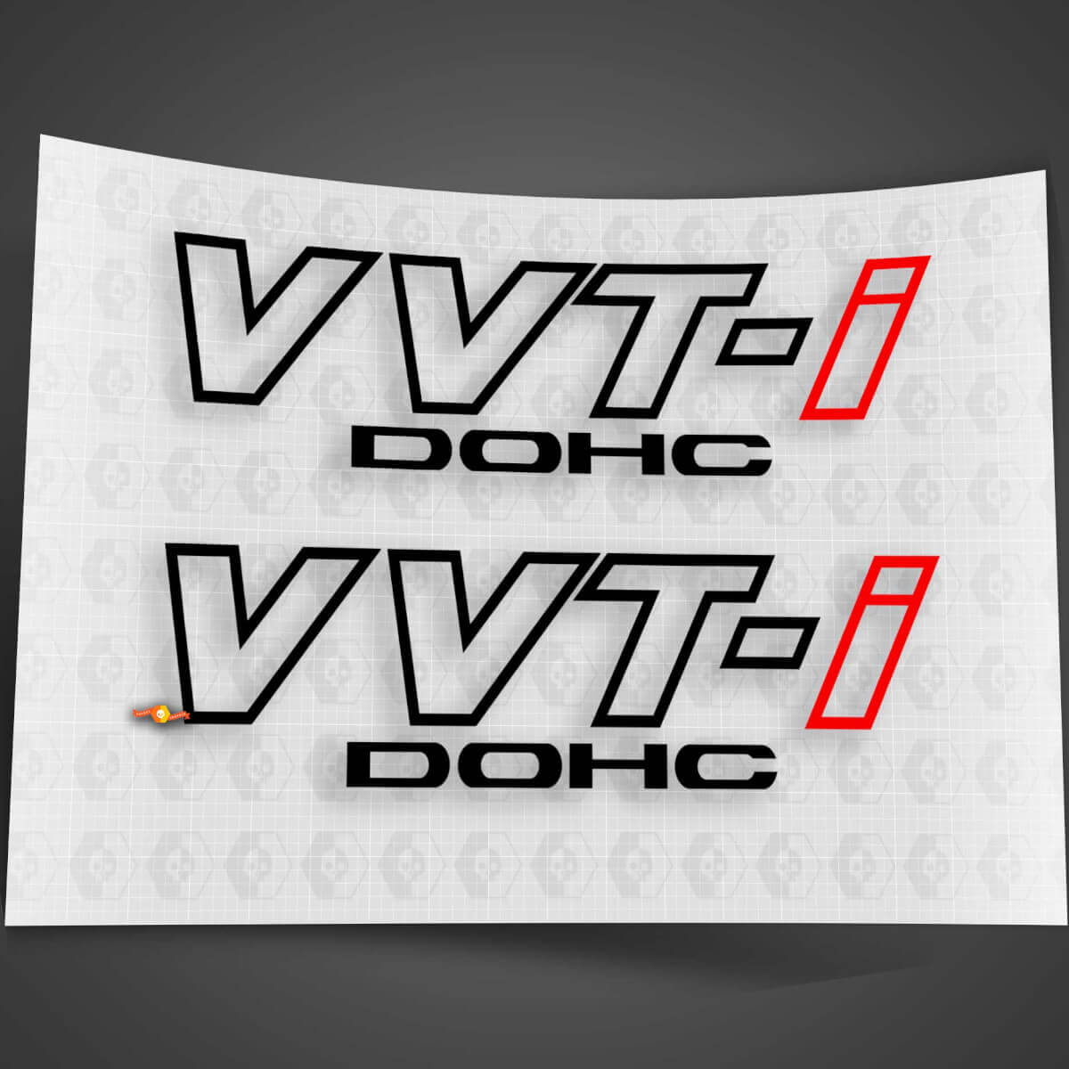 Ensemble d'autocollants vinyle VVT-i DOHC pour Toyota Celica Matrix Scion