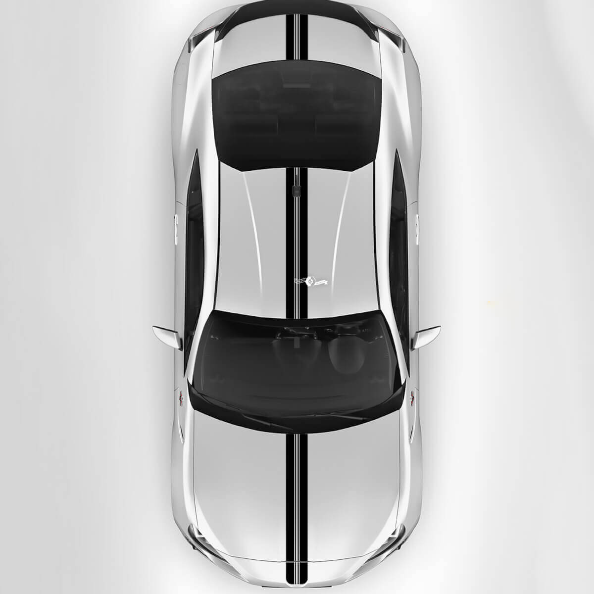 Toyota GR86 Capot Toit Coffre Racing Stripes Graphiques Autocollants 3
