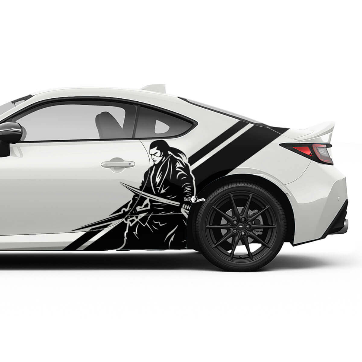 Kit de décalcomanies en vinyle bandes latérales Japan Samurai pour Toyota GR86 et Supra