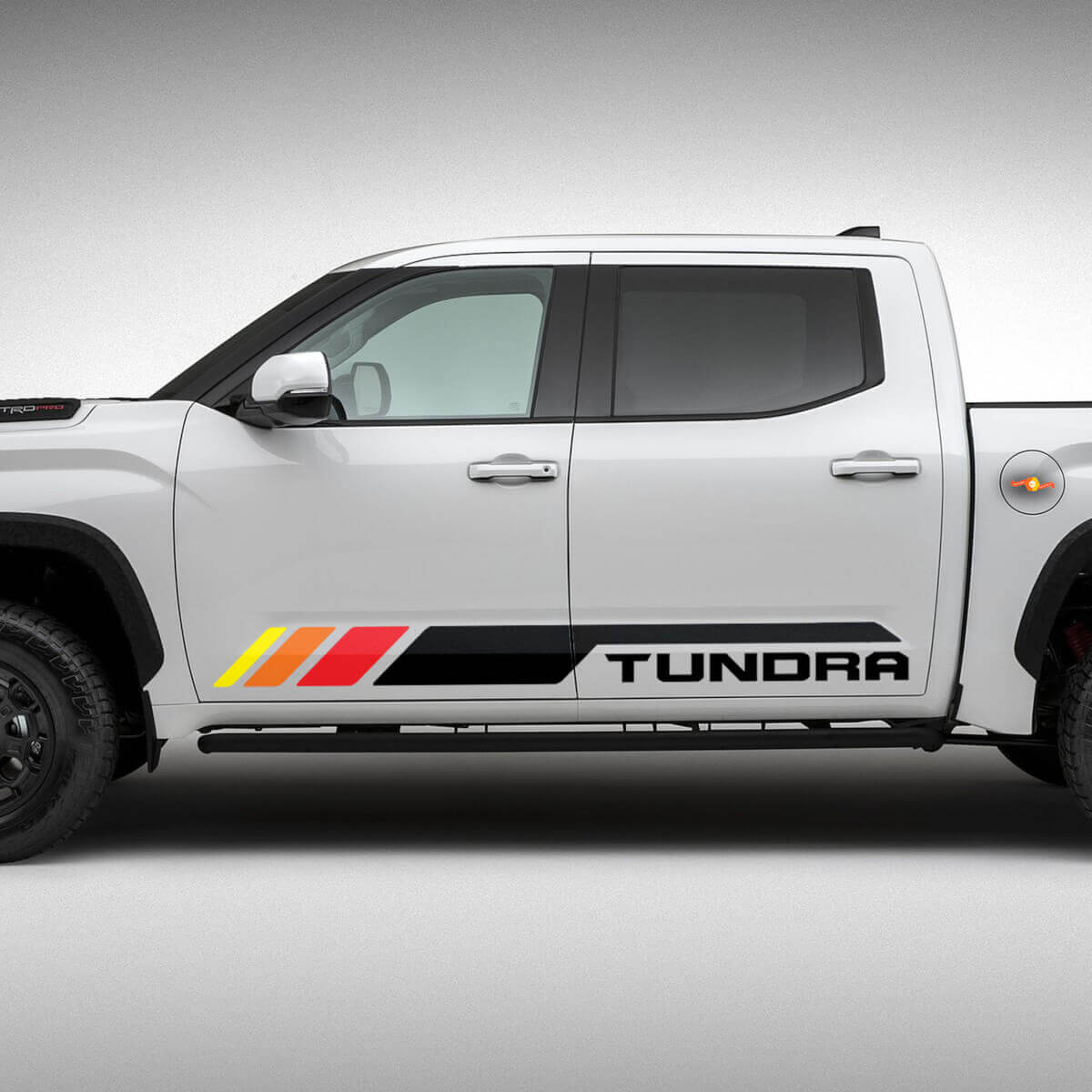 Kit d'autocollants vinyle bandes latérales Heritage pour Toyota Tundra