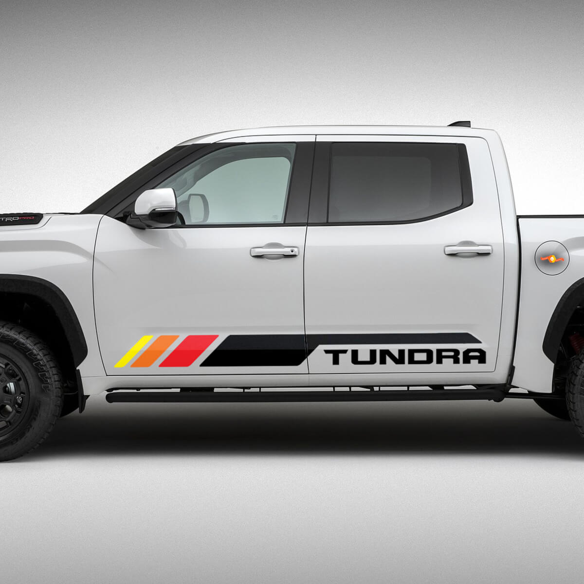 Toyota Tundra Rocker Panel Heritage vintage Old Style Classic View Stripes Autocollants en vinyle Décalcomanie
