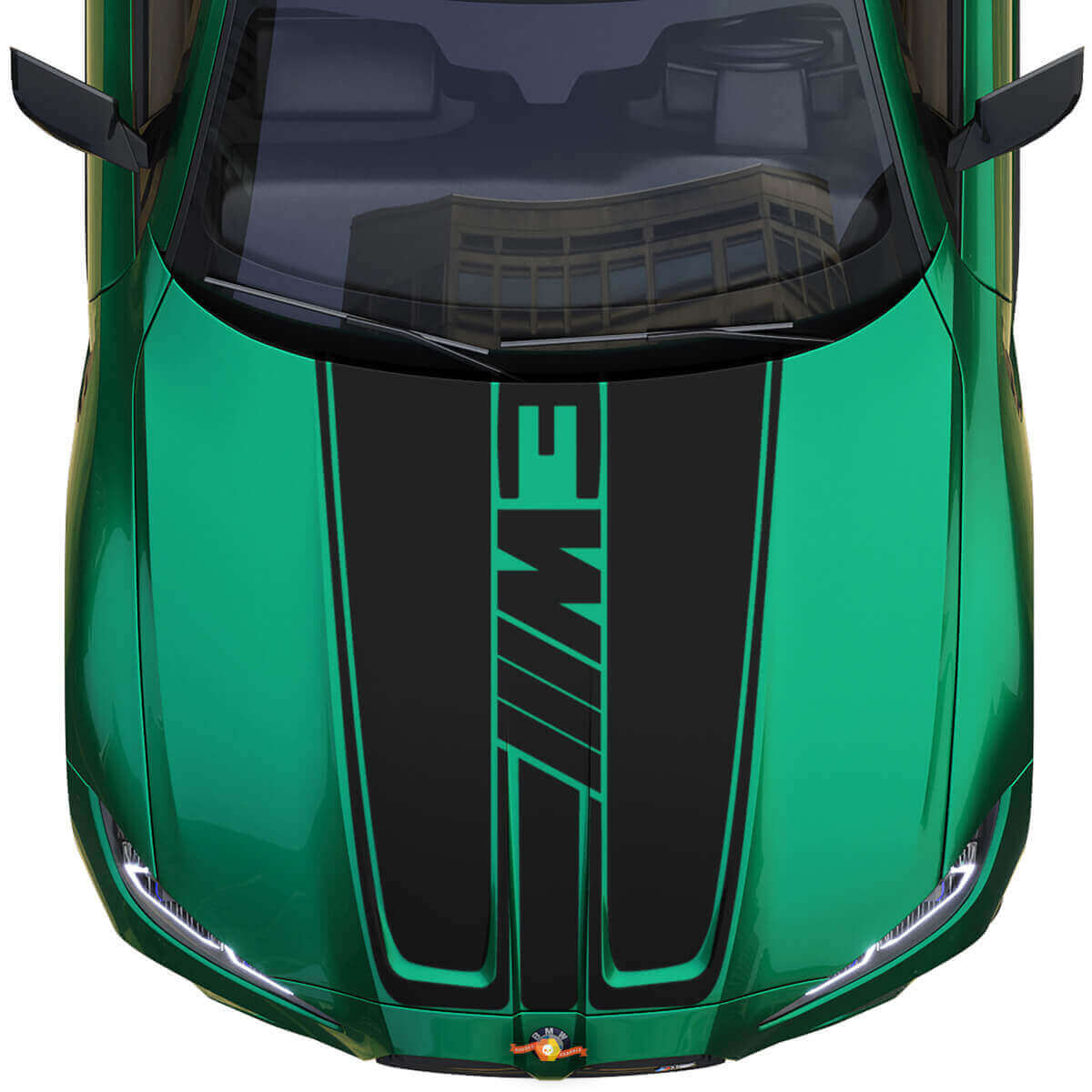 Capot BMW M4 M3 G80 G82 G83 Capot Performance M Logo Autocollant Vinyle
