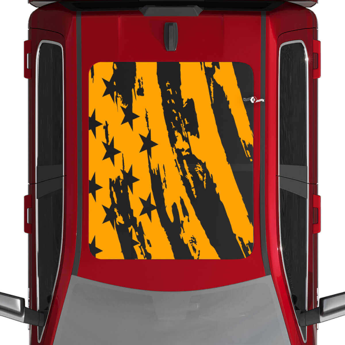 Autocollants Vinyle Autocollants Graphiques Drapeau Américain USA Effet Vieilli pour Toit Dodge RAM 1500 TUNGSTEN