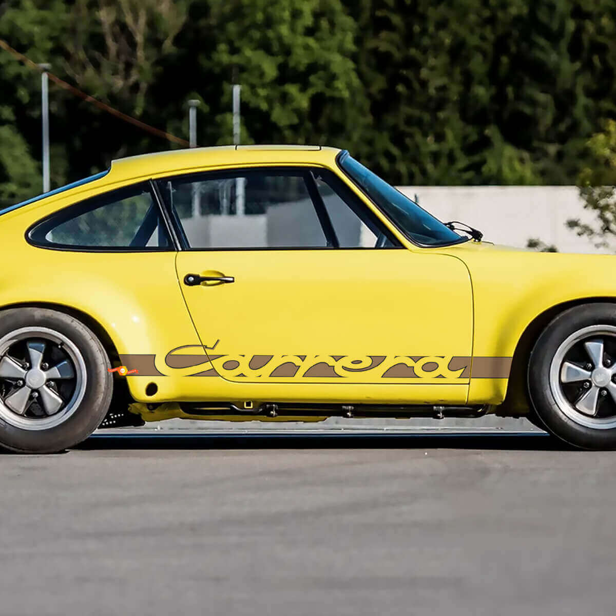 Kit de décalcomanie contour bande latérale Carrera pour Porsche 911