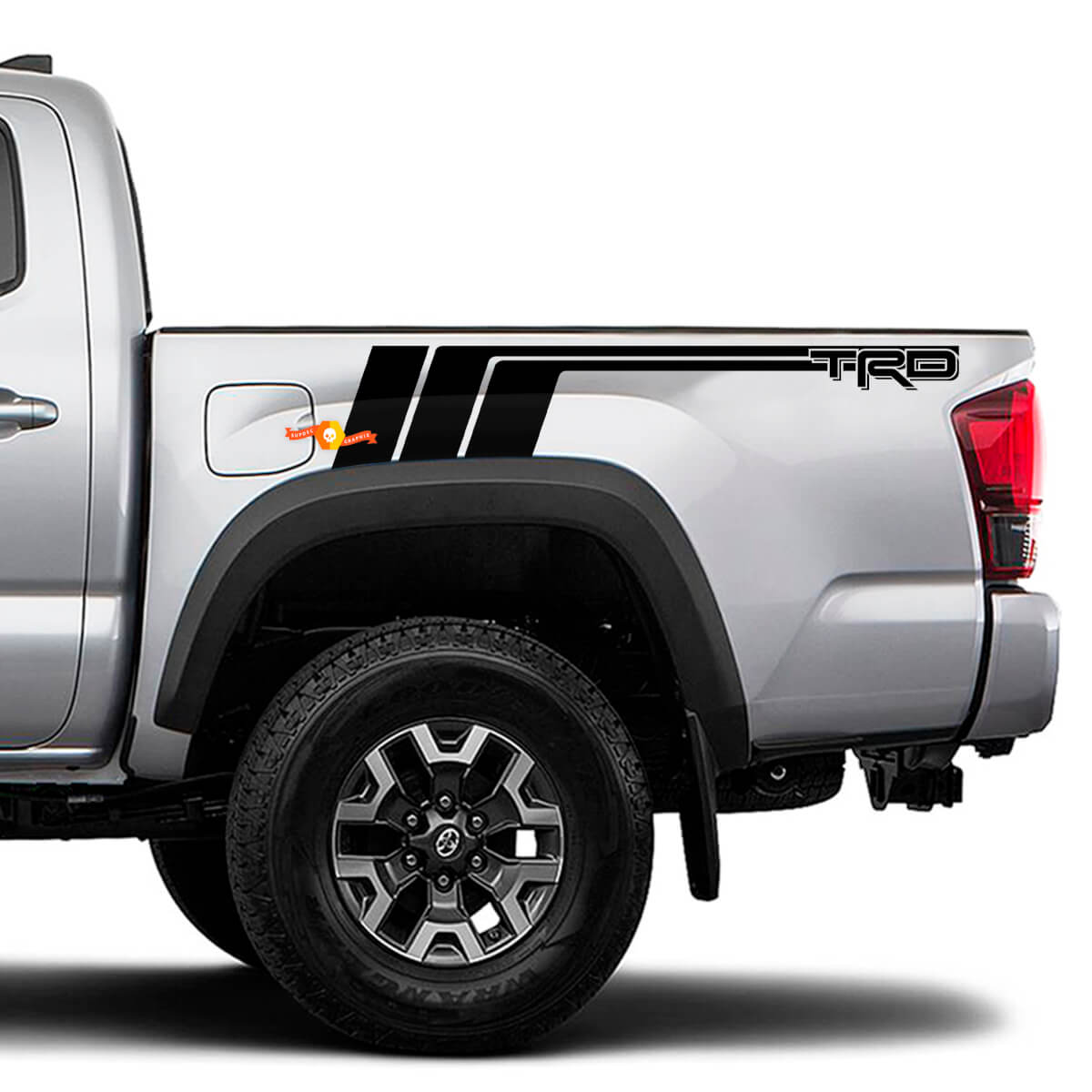 TRD STRIVES ARRIÈRES ARRÉE Autocollant de décalcomanie en vinyle pour Toyota Tacoma

