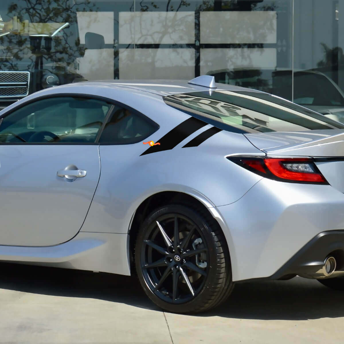 Stripes arrière arrière latérale Stickers graphiques Stickers pour Toyota JR86
