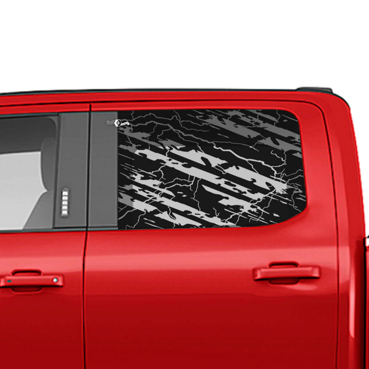 Graphique d'autocollant en vinyle de la fenêtre latérale pour les camions Ford

