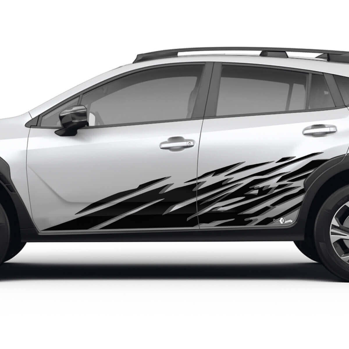 Kit de autocollants en vinyle pour éclaboussures de boue sur les portes latérales pour Subaru Crosstrek