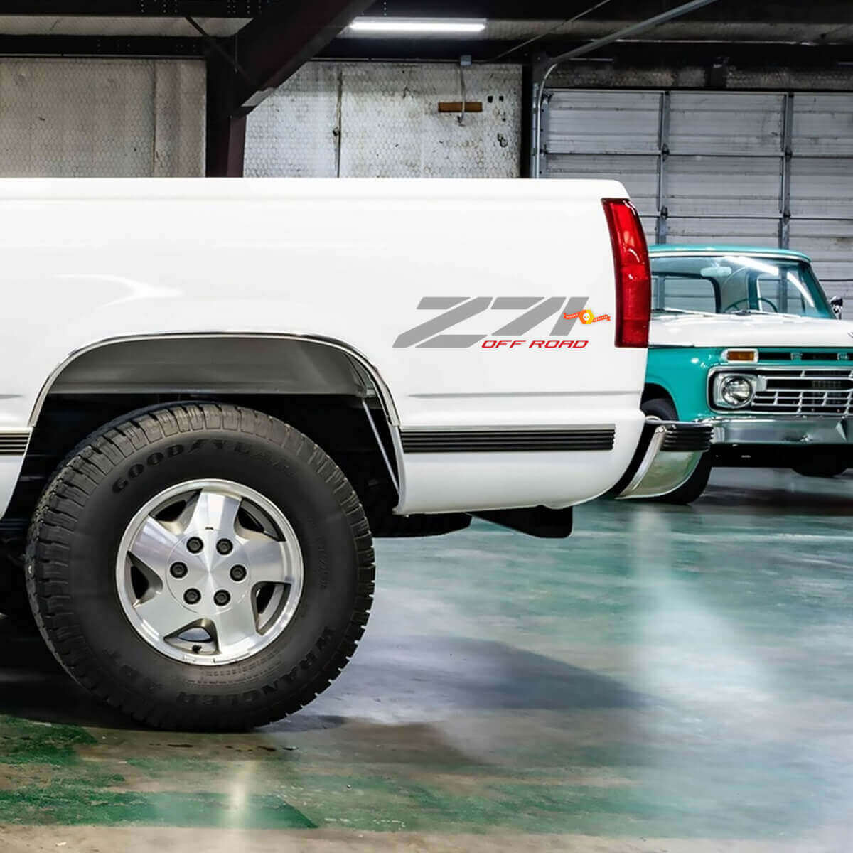 Autocollants latéraux Z71 Off Road paire pour Chevrolet Silverado GMC Sierra