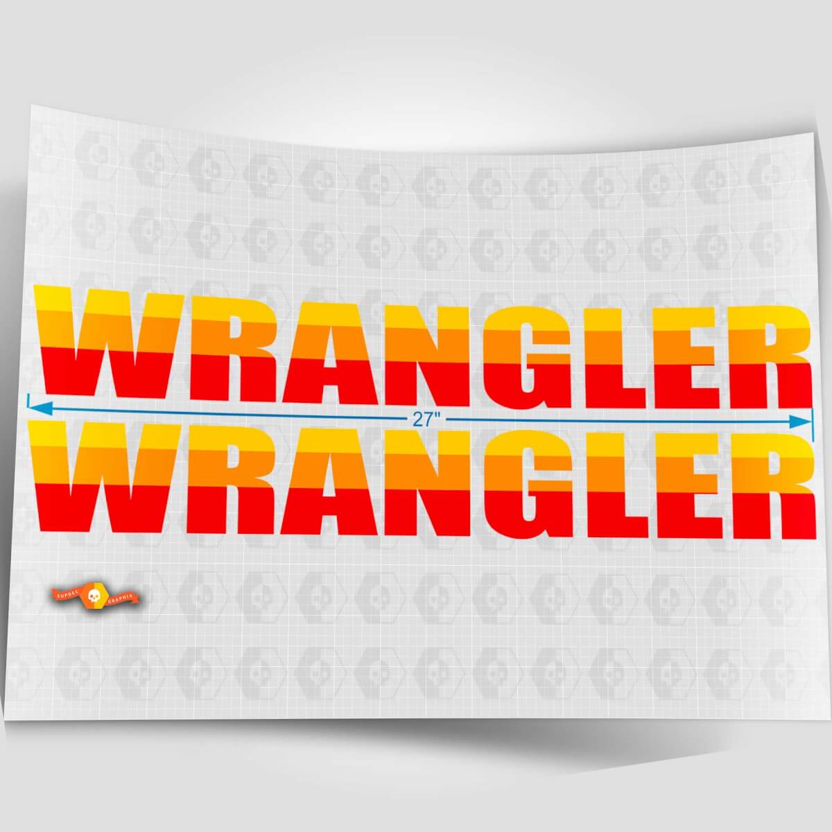 Autocollants rétro Hood Stickers pour Jeep Wrangler Rubicon Renegade
