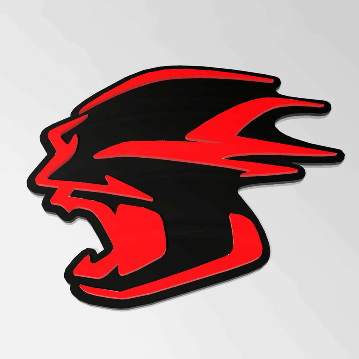 BANSHEE BADGES 3D BADGES CUSTURES BADGES DE FENDRE TAILGATE EMBLAND BADGE BADGE FIT DODGE CHARGER DAYTONA SRT
