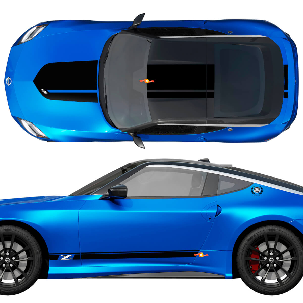 Nissan Nismo Z Héritage Edition Hood Side Sticker Decal Vinyl Graphic Kit
