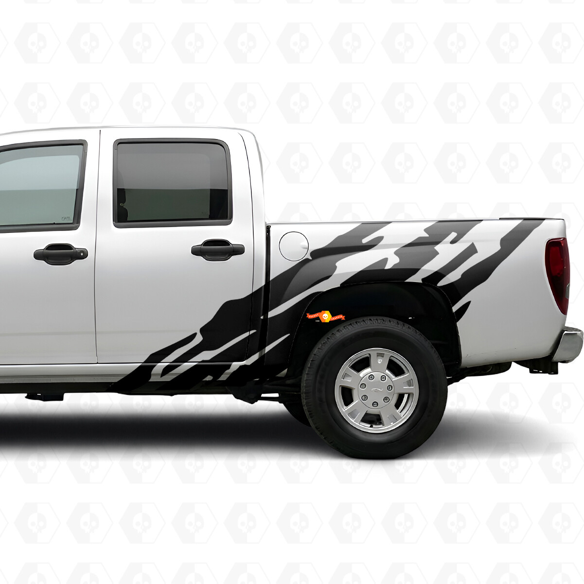 Bandes en vinyle dentelées pour porte et côté de caisse pour Chevrolet Colorado 1ère génération 2004-2012