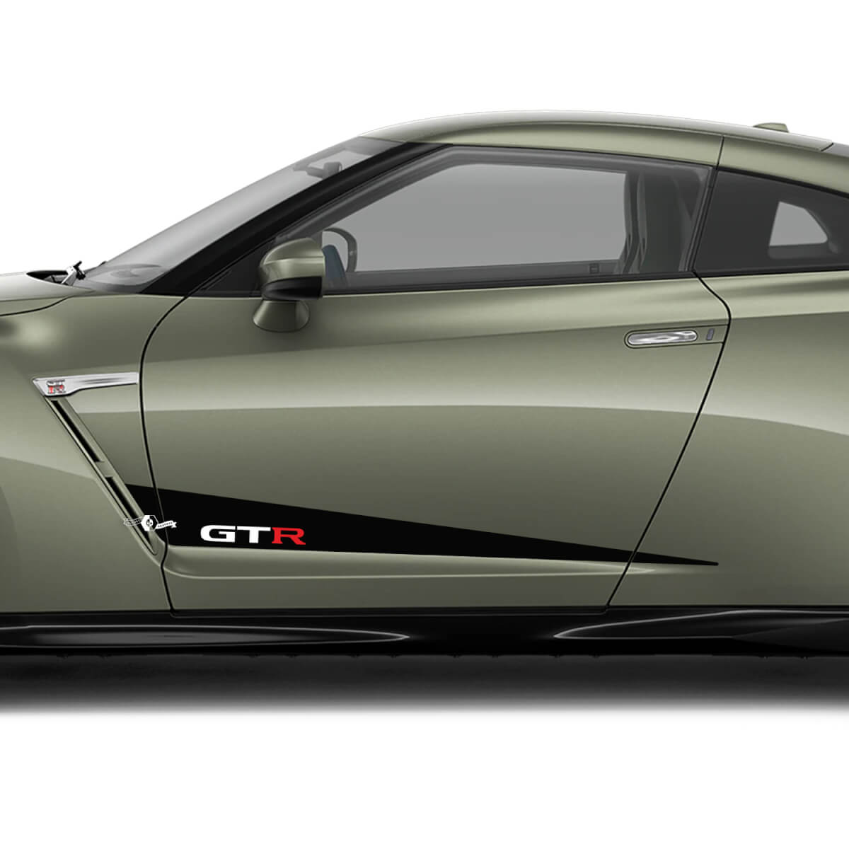 Kit de décalcomanie graphique des portes latérales pour Nissan GT-R 3
