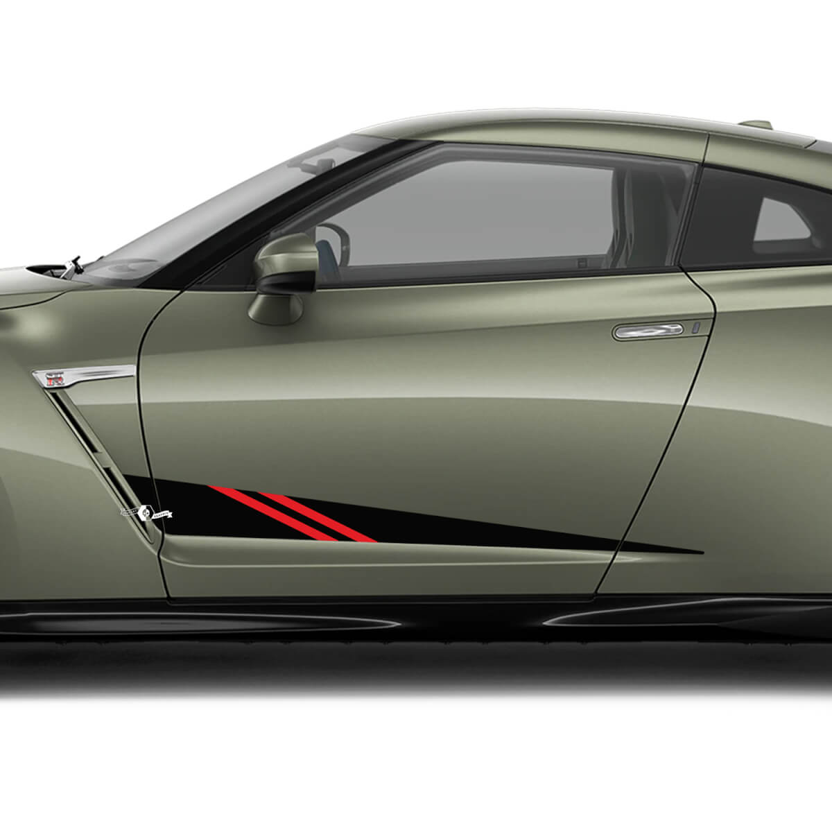 2x portes latérales kit de décalage de hachage graphique pour Nissan GT-R
