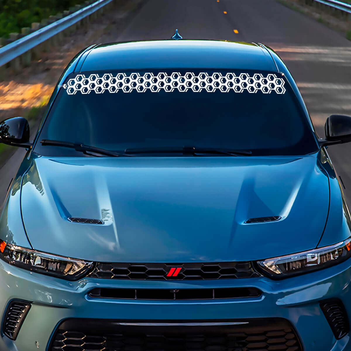 Banner en nid d'abeille d'autocollant - graphiques en vinyle personnalisés ajustés à Dester Hornet 3
