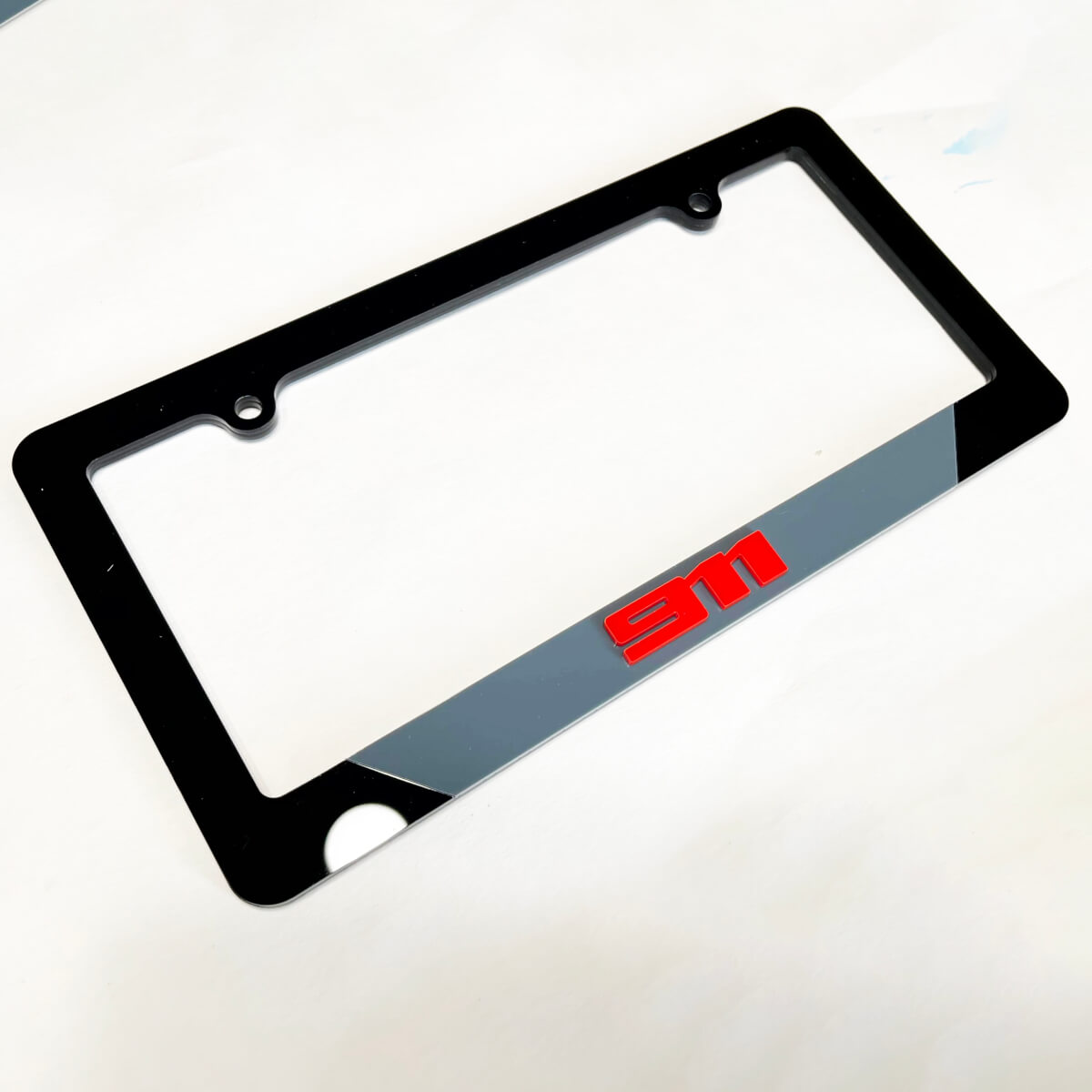 Porsche 911 Vehicle Liceding Licding Plate Covers Cames Decor
