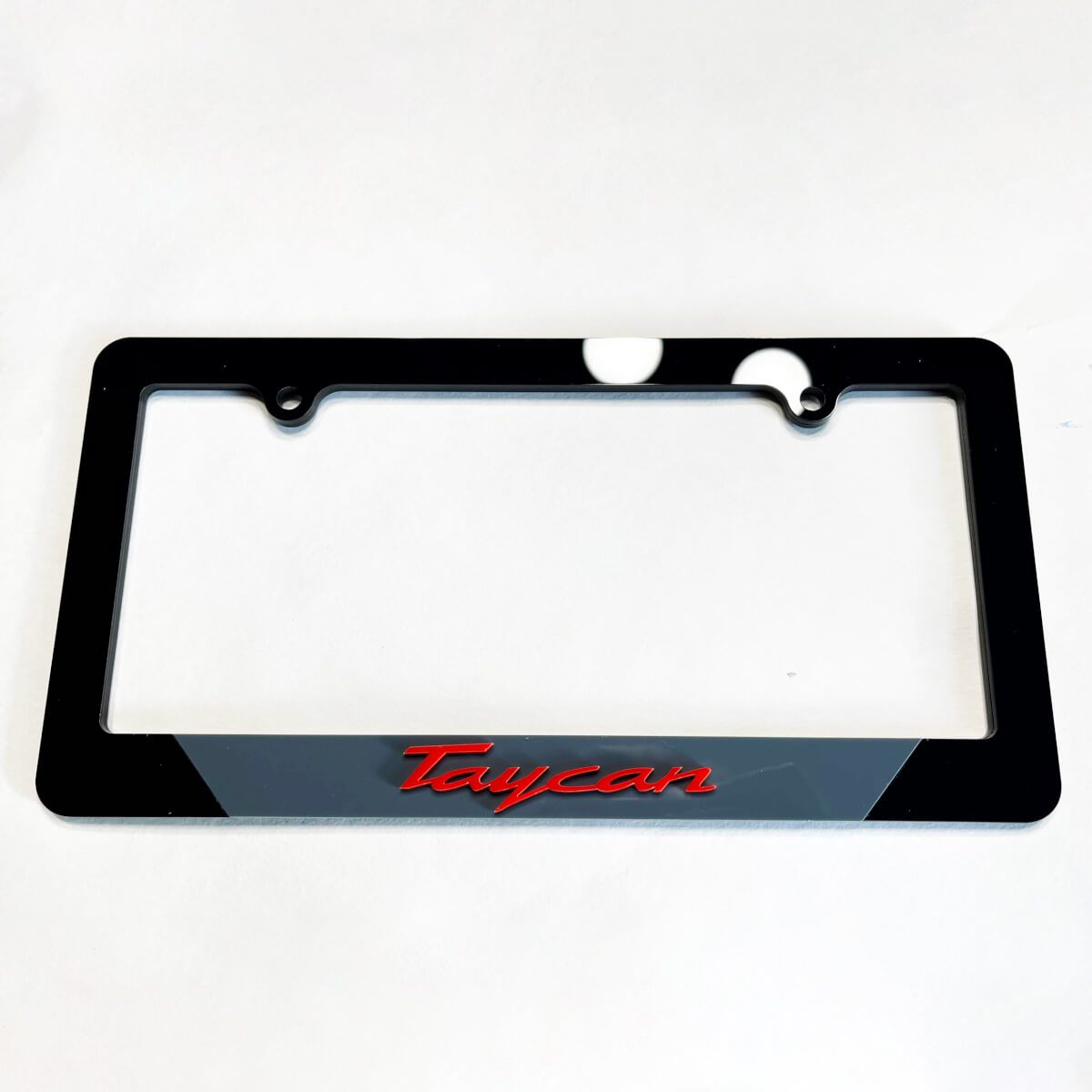 Porsche Taycan Vehicle Liceding Liceding Plate Covers Frames Decor
