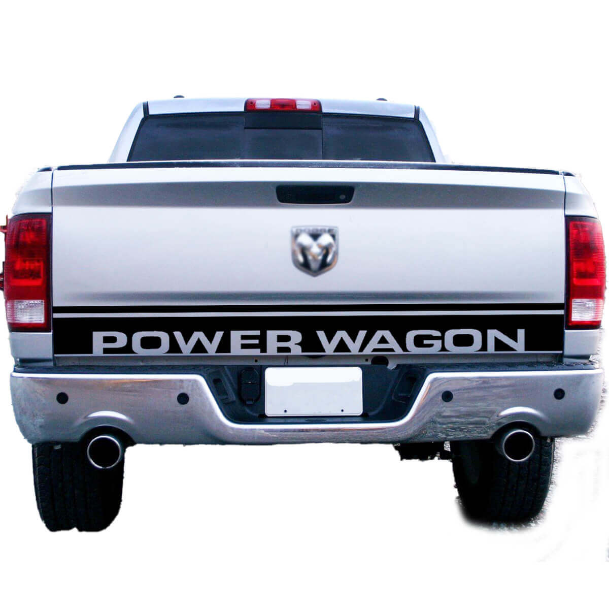 Autocollant décalcomanie bande en vinyle accent de hayon de camion 2 pour Dodge Ram 1500 Power Wagon