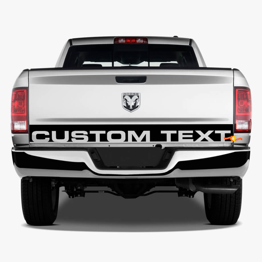 Autocollant Vinyle Personnalisé Rayure de Hayon pour Dodge Ram 1500 Power Wagon